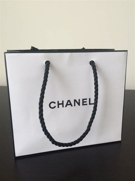 chanel paper shopping bag|large zipped shopping bag chanel.